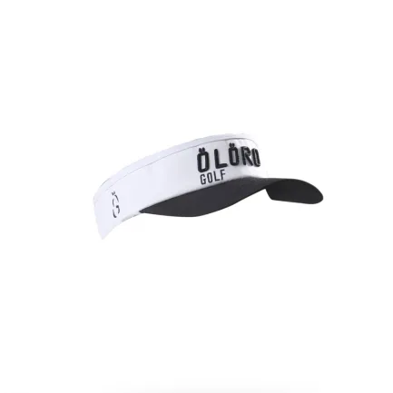 Hat ÖLÖROGolf  ÖLÖRO Classic Visor 2 visor_whiteblack_oloro