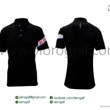 POLOSHIRT BLACK LENGAN OLORO 0624